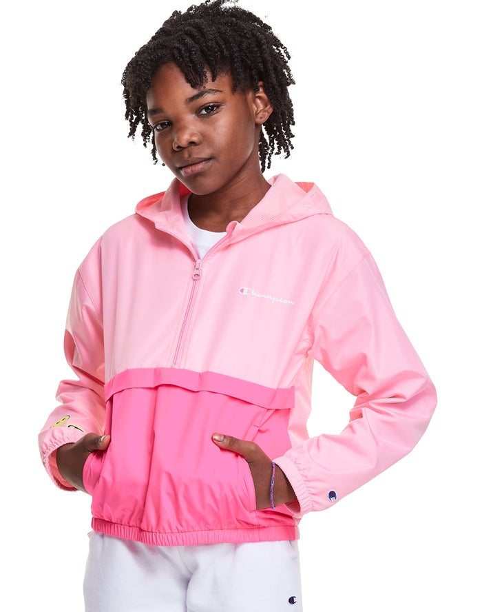 Champion windbreaker outlet pink